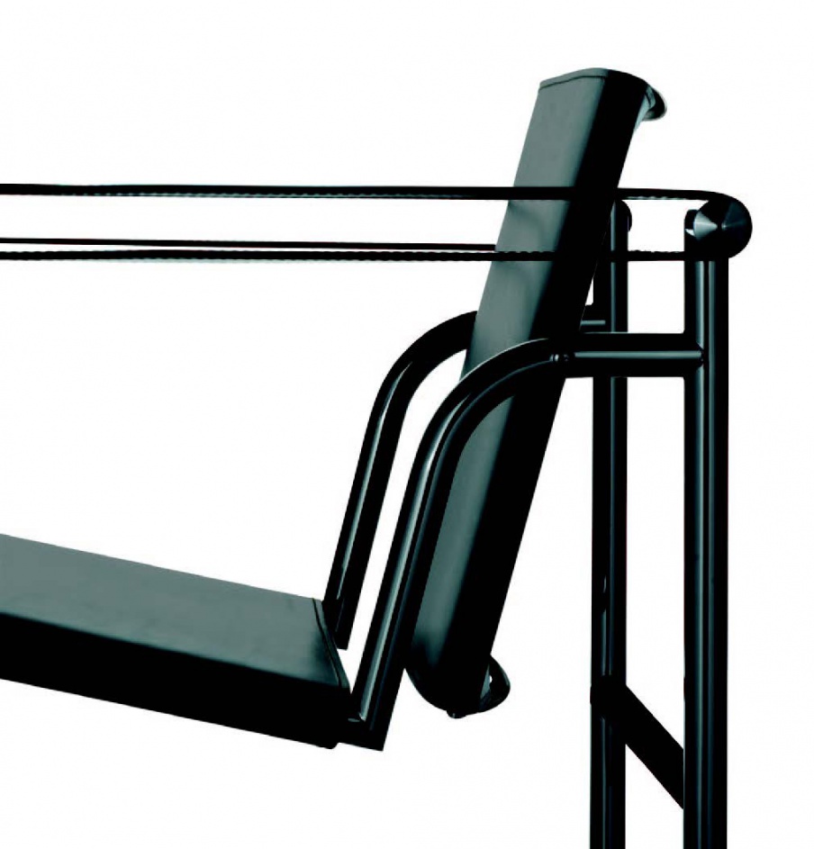 Sessel LC1 auf Chrom Rahmen, Cassina