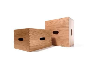 Hocker Holz, LC14 Fabrik Cassina