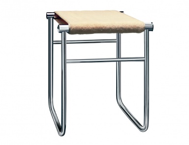 LC9-Hocker mit Metallrahmen, Cassina