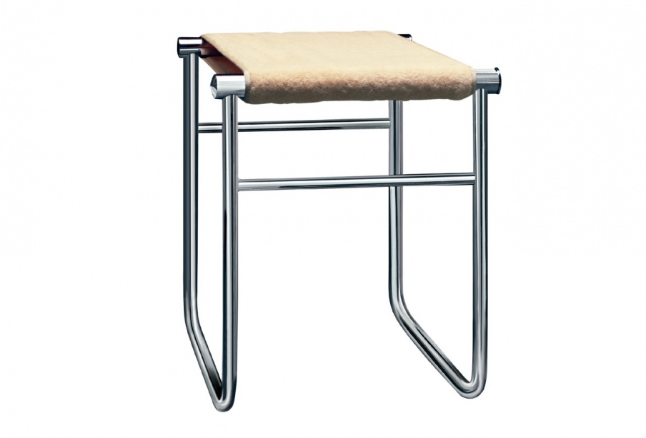 LC9-Hocker mit Metallrahmen, Cassina