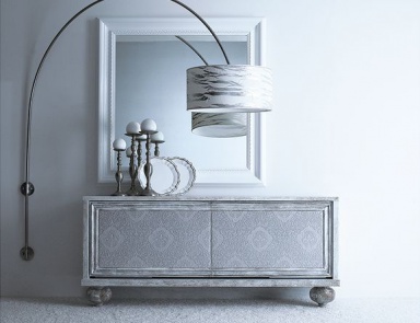 Spiegel quadratisch Casablanca, Ego (Badezimmer Art Deco (Art Deco))