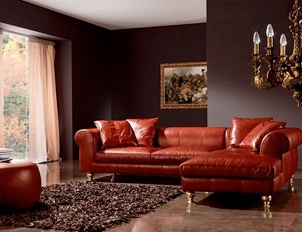 Sofa Dorian corner sofa, Spagnol Group