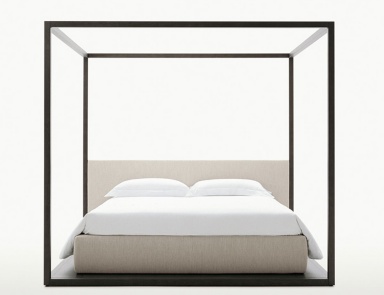Doppelbett mit Baldachin, Alcova - Maxalto (Himmelbett)