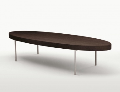 Couchtisch Ebe auf niedrigen Stielen, Maxalto