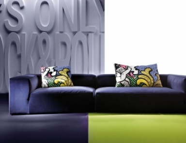 Zweisitzer Sofa Architettura, Erba Italia