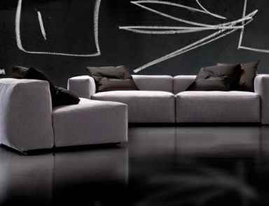 Zweisitzer Sofa Aspettami, Erba Italia