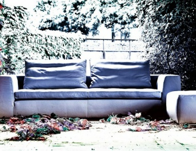 Zweisitzer Sofa Carta Bianca, Erba Italia