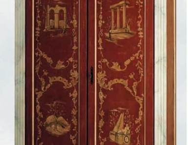 Kleiderschrank mit handgemalt, Decor Stil