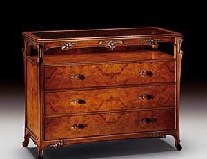 Kommode Holz Liberty, Medea (Schlafzimmermöbel Jugendstil, Art nouveau und Liberty)