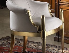 Stuhl mit Gebogenen Rückenlehne, Maroso Gino