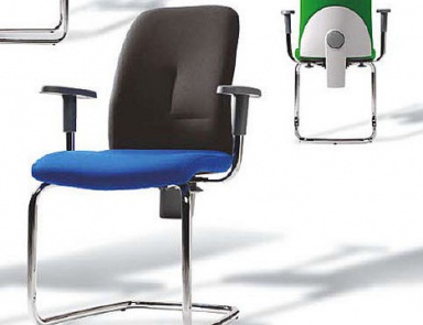 Stuhl mit weicher Polsterung Eclipse, SITIA