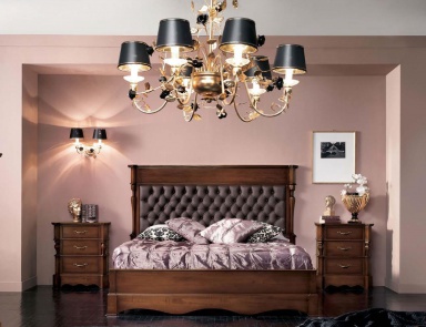 Doppelbett mit hohem Kopfteil, Sangiorigo