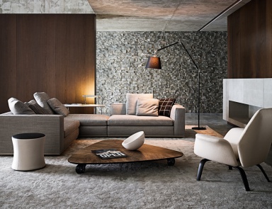 Modulares Sofa zum entspannen Minotti News2012, Minotti