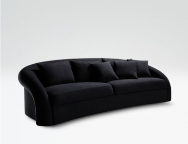 Zweisitzer Sofa Esther, Armani Casa (halbrunde Sofa rund)
