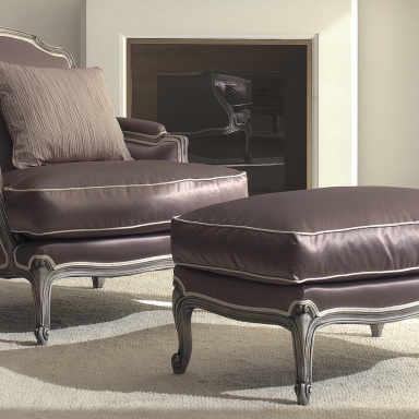 Sessel mit Hocker Pigra