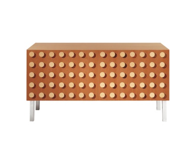 Kommode aus Holz Intarsia, Laurameroni (Möbel pop-Art)