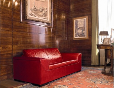 Sofa gepolsterter Leder Déco, Mascheroni