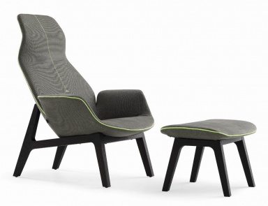 Sessel mit hoher Rückenlehne, Ventura Lounge - Poliform (Polstermöbel für das Büro, Italien)
