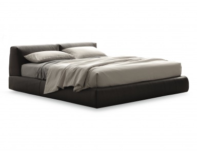 Doppelbett, Bolton - Poliform (Leder-Bett)