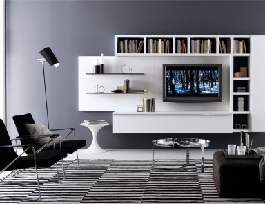 Modulares System-hooks mit Platz TV Crossing 05, MisuraEmme