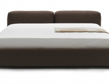 Bett mit gepolstertem Kopfteil Superoblong, Cappellini