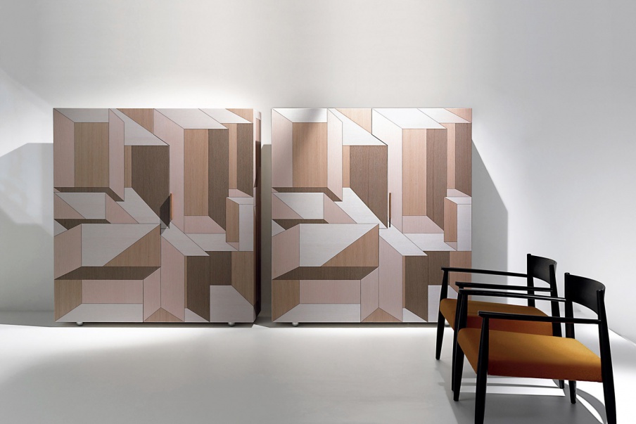 Schrank zur Aufbewahrung von Geschirr Inlay, Porro