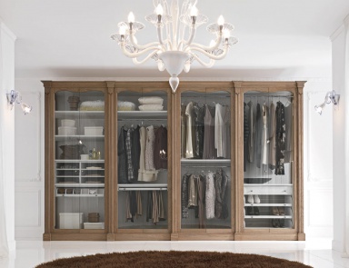Begehbarer Kleiderschrank mit Glastüren Evo, FM Bottega D ' Arte