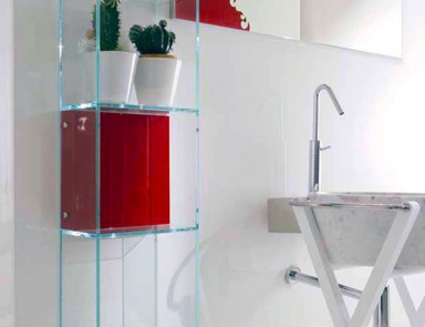 Regal Glas Fissa Alixir, Moda (Regal-Regal für das Bad, Italien)