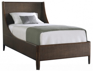 Bett, Caned Bed - Barbara Barry (Rattan Bett, Wicker)