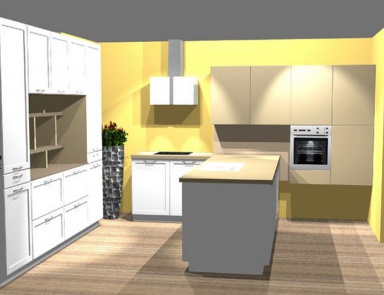 Küche Kitchen 8, Bauformat