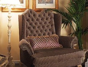 Sessel mit hoher Rückenlehne Adelaide, DOLFI (die Möbel im Wohnzimmer country, country-Stil)