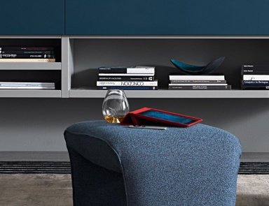 Hocker mit einem versteckten Frame, Contemporary pouf - MisuraEmme