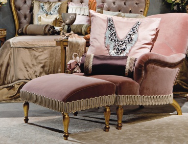 Sessel mit Hocker Prestige, Medea