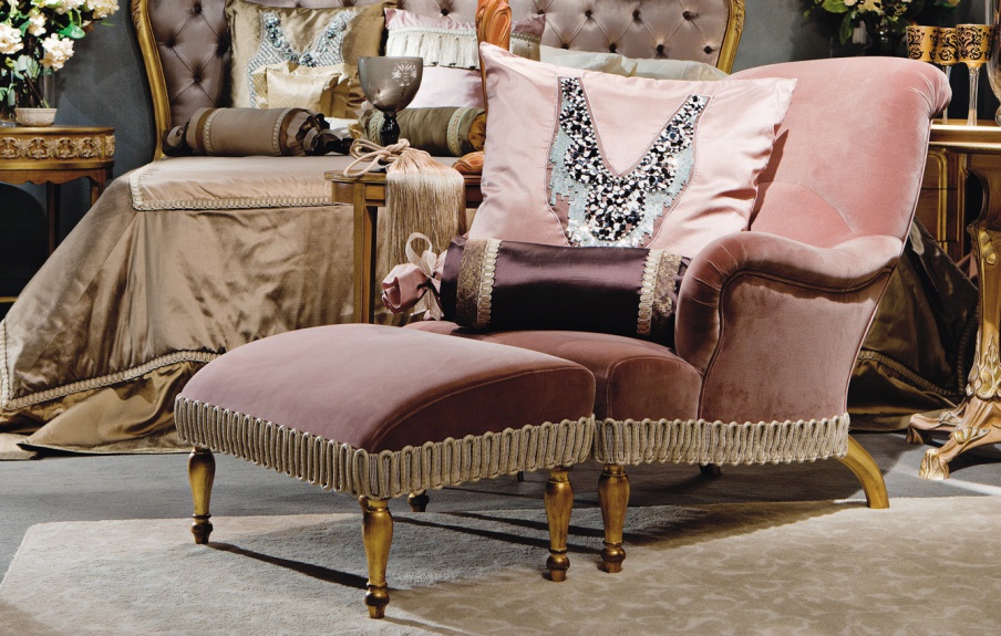 Sessel mit Hocker Prestige, Medea