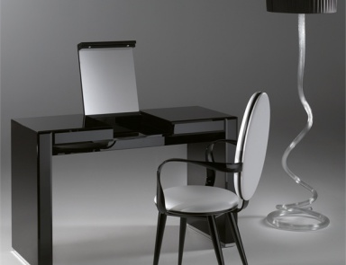 Schminktisch mit zwei Schubladen Avantgarde Desk, Reflex Angelo (Glastisch)