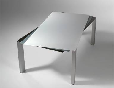 Esstisch mit "dreifach" Topp aus Glas, Tavoluta - Reflex Angelo (Möbel Hightech)