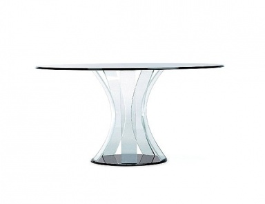 Tisch mit Beinen aus экстрапрозрачного Gebogenes Glas, Barrique - Reflex Angelo
