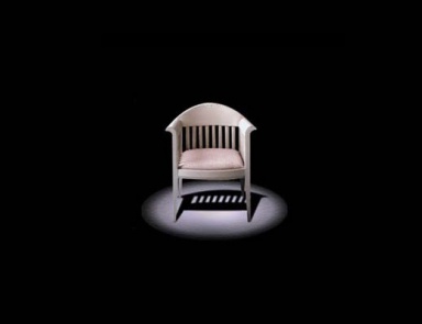 Sessel mit Rahmen aus massiver Birke White, Adelta