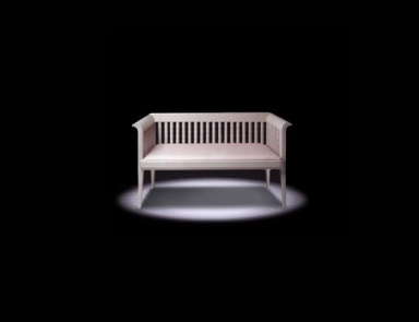 Das Sofa ist aus Birke White, Adelta