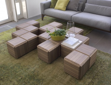 Modulares Couchtisch Block, Porada