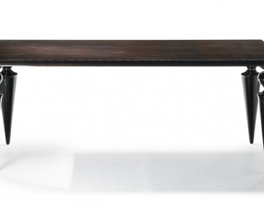 Tisch mit hölzerner Spitze, Gran Canal - Reflex Angelo (Art Deco (Art Deco) Wohnzimmer-Möbel)