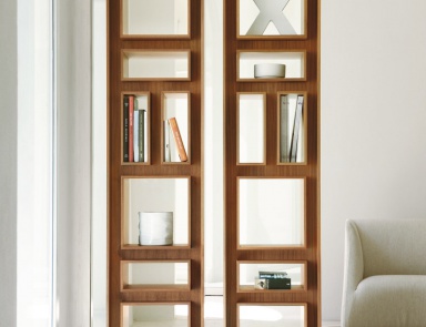 Etagère Fancy aus Holz Nussbaum, Porada