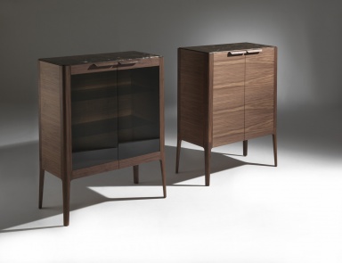 Buffet Atlante aus Massivholz, Porada