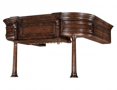 Die Spitzengruppe der Theke Tudor Oak, Jonathan Charles