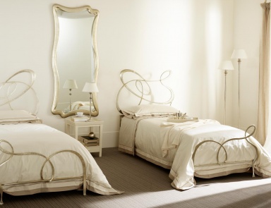 Bett Metall-Einzelbett (en) Ghirigori Twins Beds, Cantori