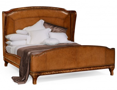 Bett mit Lederpolsterung Duchess, Jonathan Charles