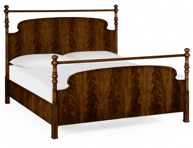 Bett Carluke US King/ Queen aus Holz, Jonathan Charles