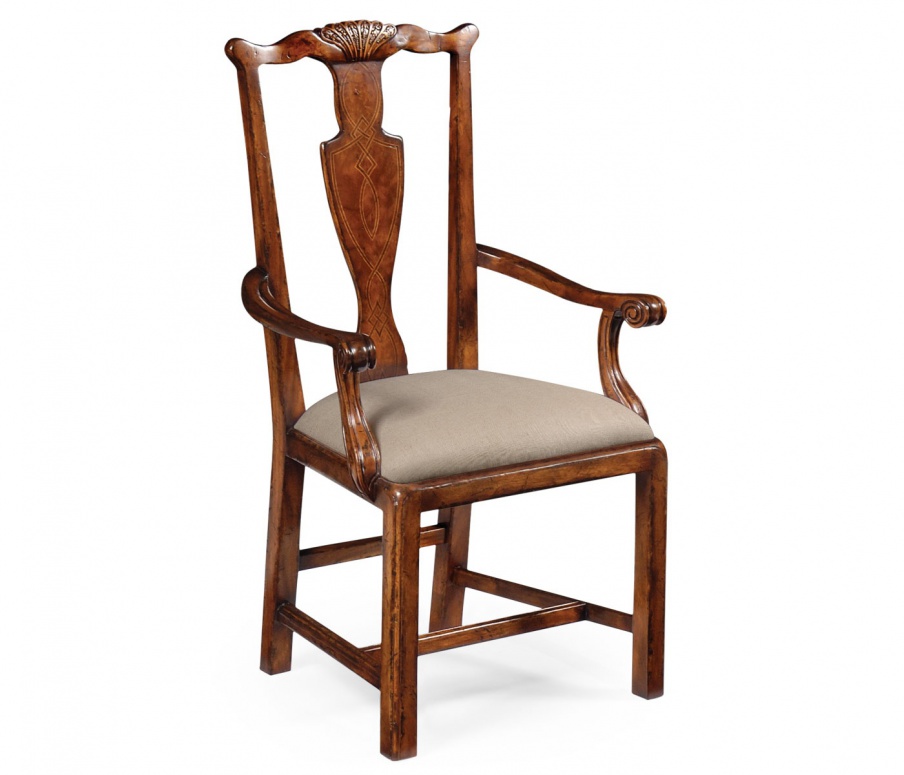 Stuhl mit Armlehnen Chippendale country, Jonathan Charles