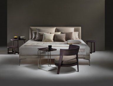 Bett mit Leder-oder Textil-Polsterung Feel Good Ten, Flexform