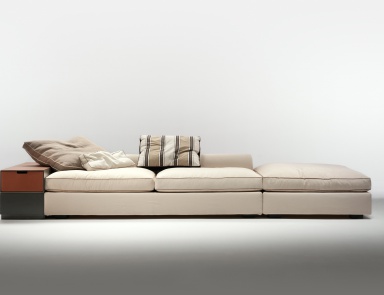 Modular Sofa auf Metallrahmen Oltre, Flexform
